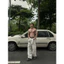 Quần dài Baggy Jeans trắng vẩy sơn ống cong Devotus Local Brand - Ink Pants trắng vẩy sơn
