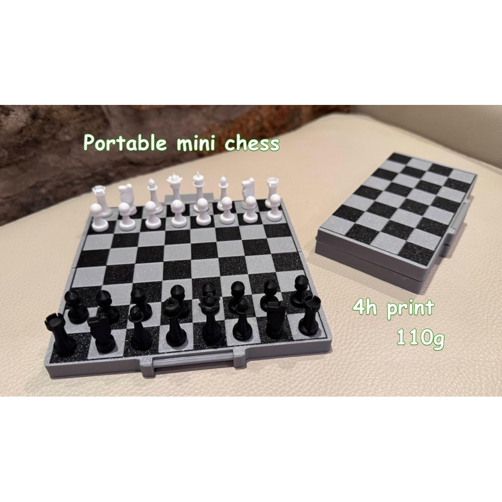 bộ cờ vua đơn giản - mini chess - không nam châm