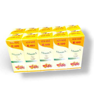 Bán Sỉ - Lốc 10 Hộp Kem Nghệ E100 18,5gram Chính Hãng