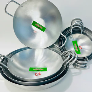 Chảo Nhôm Dày Có Quai – Sâu Lòng, Bền Đẹp, Nhiều Kích Cỡ Tùy Chọn (16–30cm)