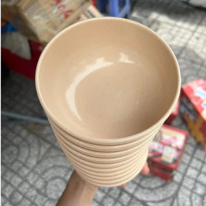 Combo 10 Chén Cơm Melamine Dày Đẹp, Nhiều Màu – Nhựa Cao Cấp, Cứng Cáp, An Toàn