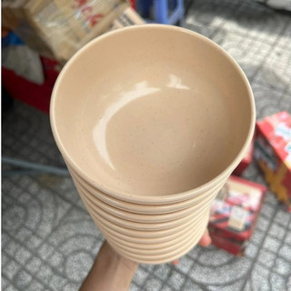 [Giá Xưởng] Combo 10 Chén Cơm Melamine Dày Đẹp, Nhiều Màu – Nhựa Cao Cấp, Cứng Cáp, An Toàn