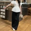 Quần jeans suông ống rộng basic #7803 QJ369