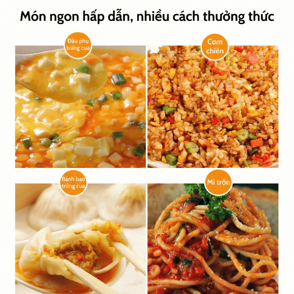 Sốt Cua Gạch Huierkang Thượng Hạng 120g - Sốt Trộn Cơm, Chấm Hải Sản Đậm Đà, Ăn Liền Tiện Lợi Béo Ngậy Luka Shop