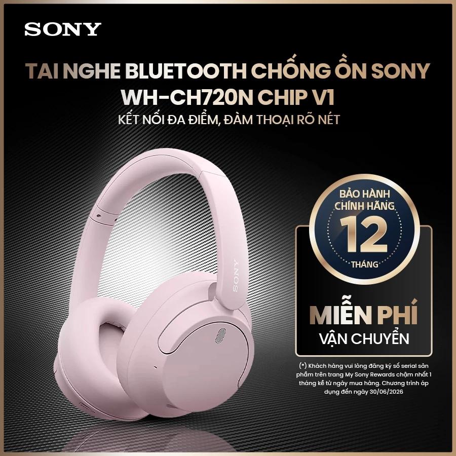 Tai nghe bluetooth chống ồn Sony WH-CH720N chip V1
