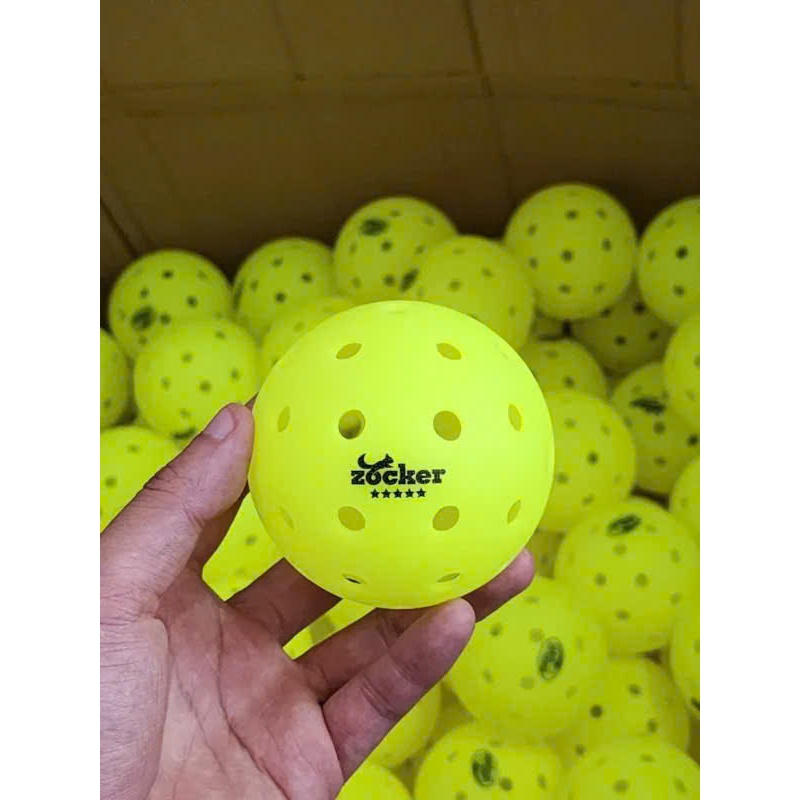 Bóng Pickleball Thi Đấu Zocker Five Star bóng đúc nguyên khối,quỹ đạo bay ổn định,đạt chuẩn USAPA