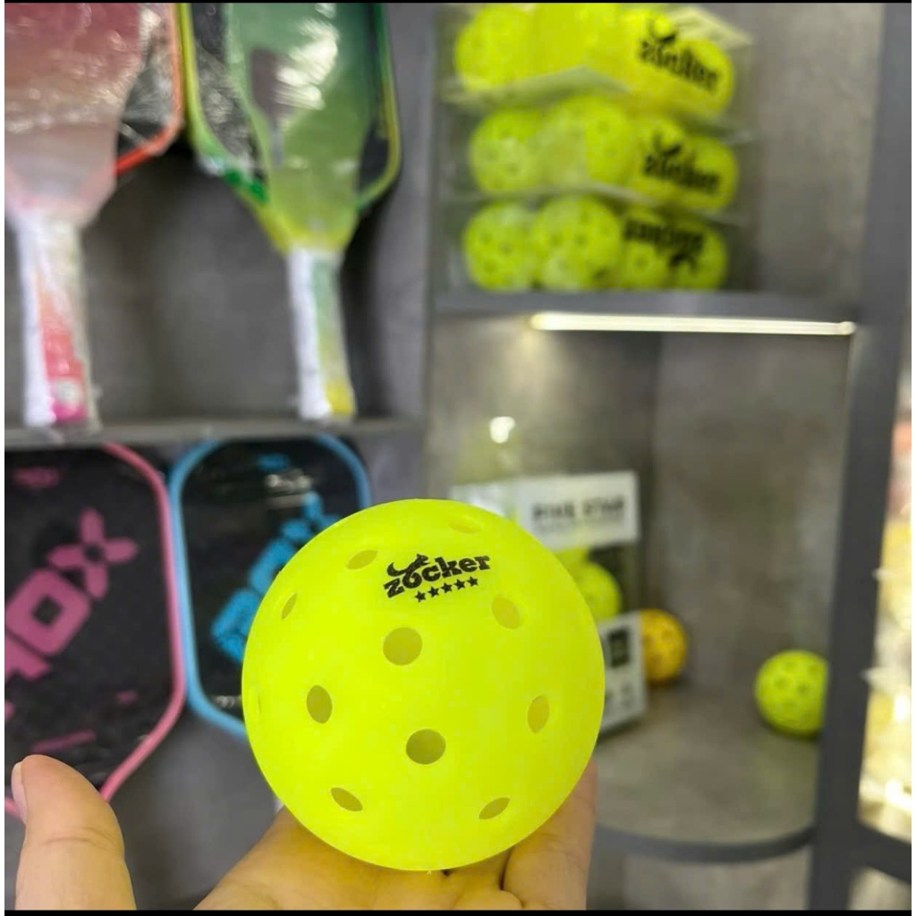 Bóng Pickleball Thi Đấu Zocker Five Star bóng đúc nguyên khối,quỹ đạo bay ổn định,đạt chuẩn USAPA