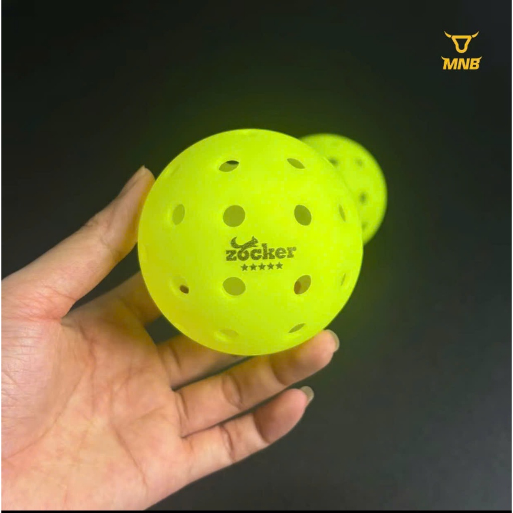Bóng Pickleball Thi Đấu Zocker Five Star bóng đúc nguyên khối,quỹ đạo bay ổn định,đạt chuẩn USAPA