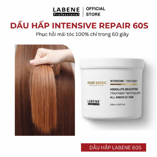 Kem ủ hấp tóc LABENE Intensive Repair 60S phục hồi giúp tóc bóng mượt và khỏe mạnh