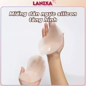 Miếng dán ngực Mango tàng hình keo silicon bám dính tốt tệp da khóa cài trước tiện lợi LANIXA D0156
