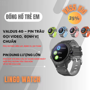 Đồng Hồ Thông Minh Trẻ Em VK55 – Gọi Video , Định Vị GPS, Pin 700mAh, Chống Nước IPX7 - Lingotrans