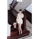 Set Áo Dạ Sơ Mi Phối Ren Cao Phối, Chân Váy Chữ A Jolie Set Dự Tiệc, Mặc Tết, Hẹn Hò Tiểu Thư S1050 — ảnh 6