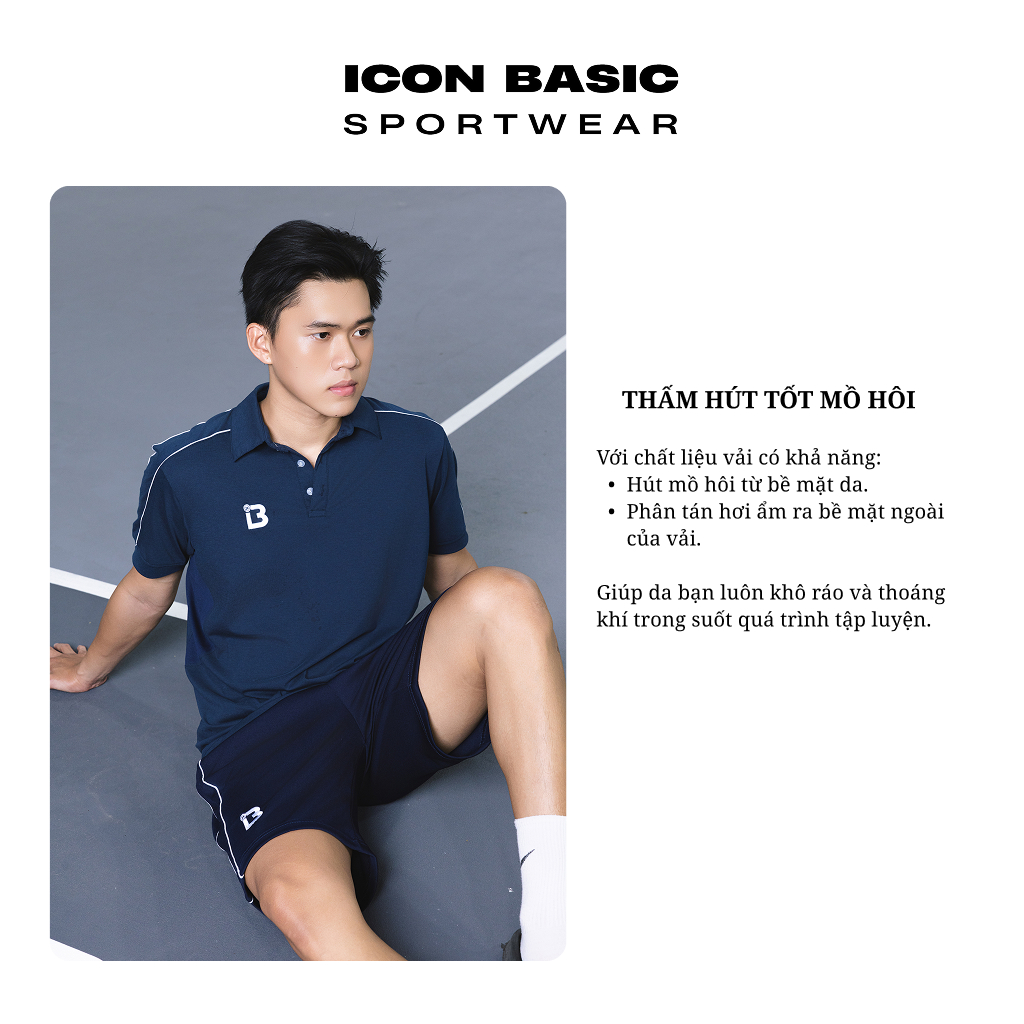 DYNAMIC SHORT Quần short nam thể thao thanh lịch - ICON BASIC Sportwear