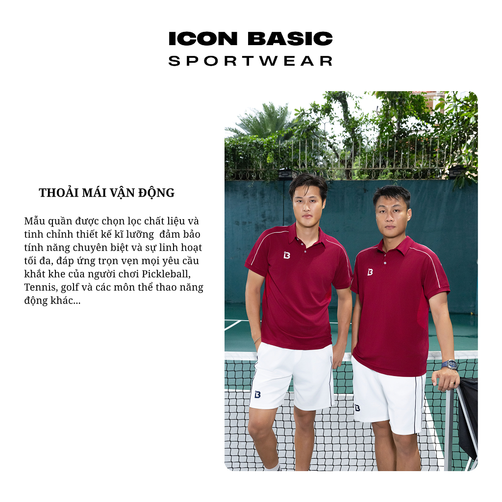 DYNAMIC SHORT Quần short nam thể thao thanh lịch - ICON BASIC Sportwear