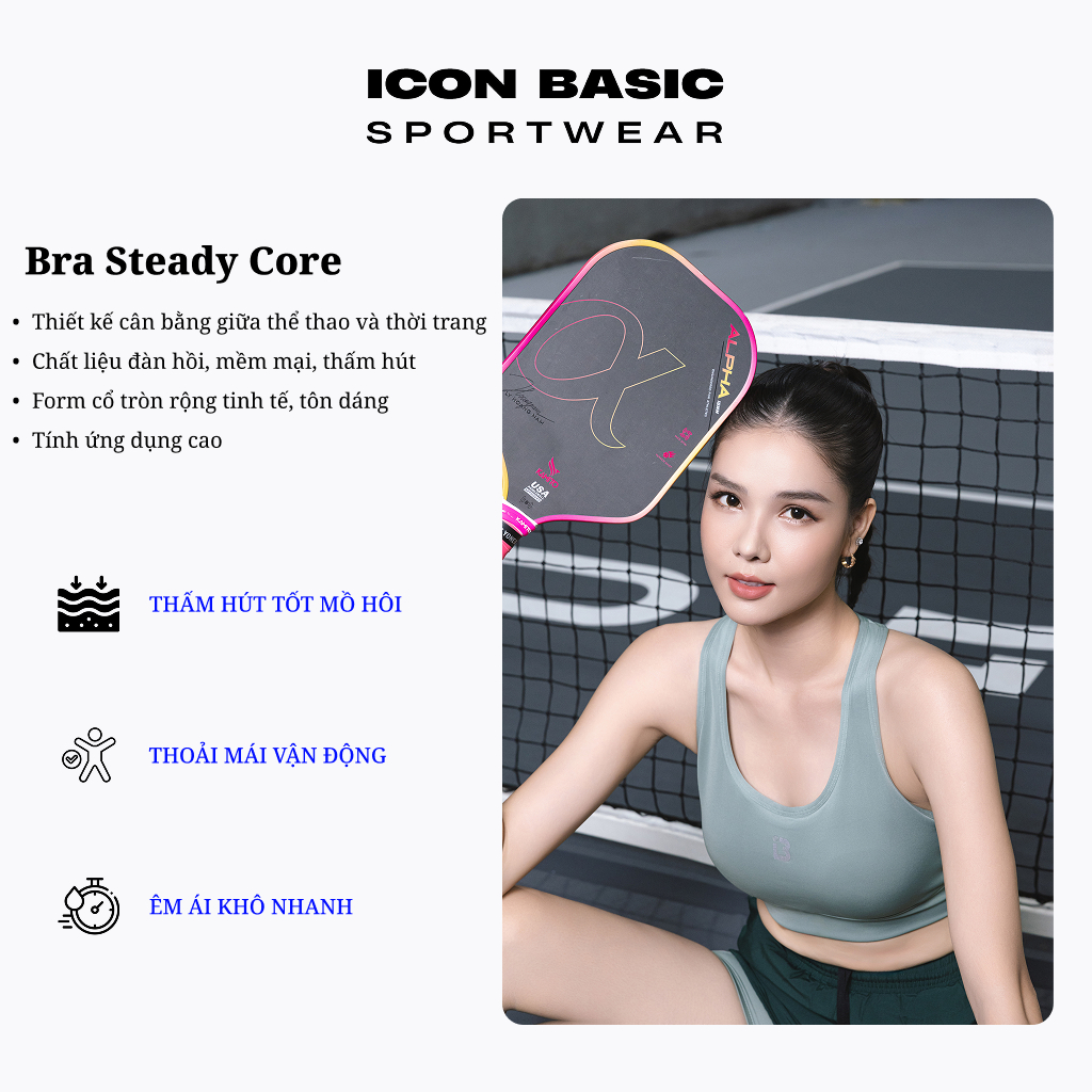BRA RUN Áo Bra Thể Thao - ICON BASIC Sportwear