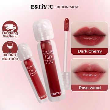 Son Tint Bóng ESTIYOU 5g, Bóng Căng Mọng, Dưỡng Ẩm, Mờ Rãnh Môi, Hiệu Ứng Gương Bóng, Bám Màu Lâu