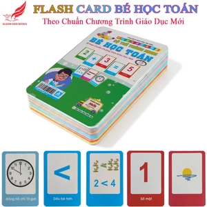 Flash Card Bé Học Toán Thông Minh – Theo Chuẩn Chương Trình Giáo Dục Mới | Thẻ Dày Cao Cấp