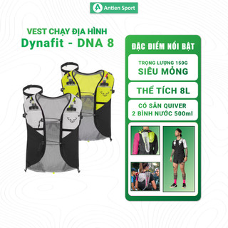 Vest chạy Trail , chạy địa hình Dynafit ( kèm sẵn 2 bình mềm 500ml ) Siêu Nhẹ - Thoáng Khí - Nhanh Khô , Hàng Chính Hãng