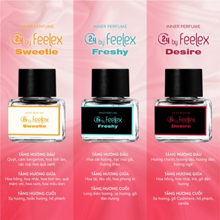 Nước Hoa Vùng Kín Feelex 5ml, Hương Thơm Nhẹ Nhàng, Tươi Mát, Quyến Rũ