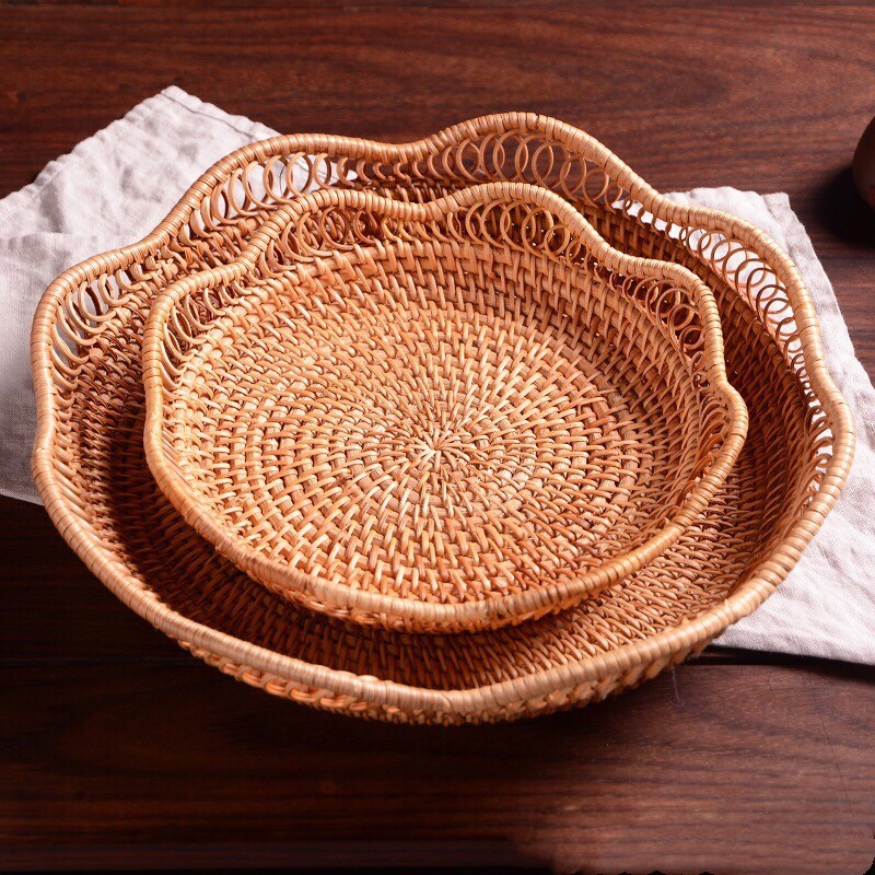 Khay Mây, Giỏ Mây Tre Đan Đa Năng Trang Trí Tết, Cưới Hỏi, Decor Nhà – Mây Tre Mộc An