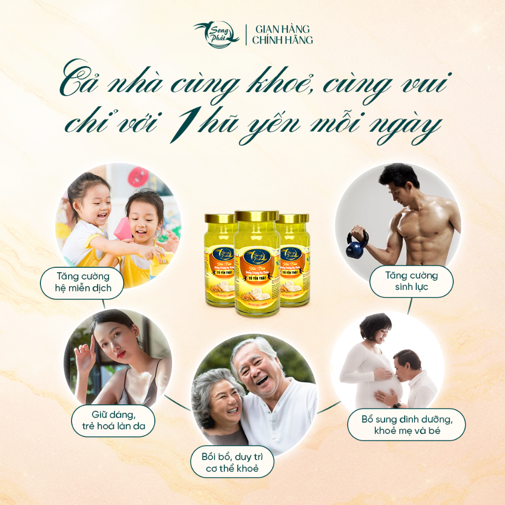 Thùng 84 hũ các vị Yến sào Song Phát 70ml