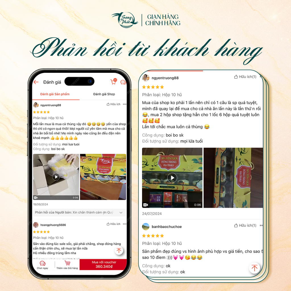 Thùng 84 hũ các vị Yến sào Song Phát 70ml