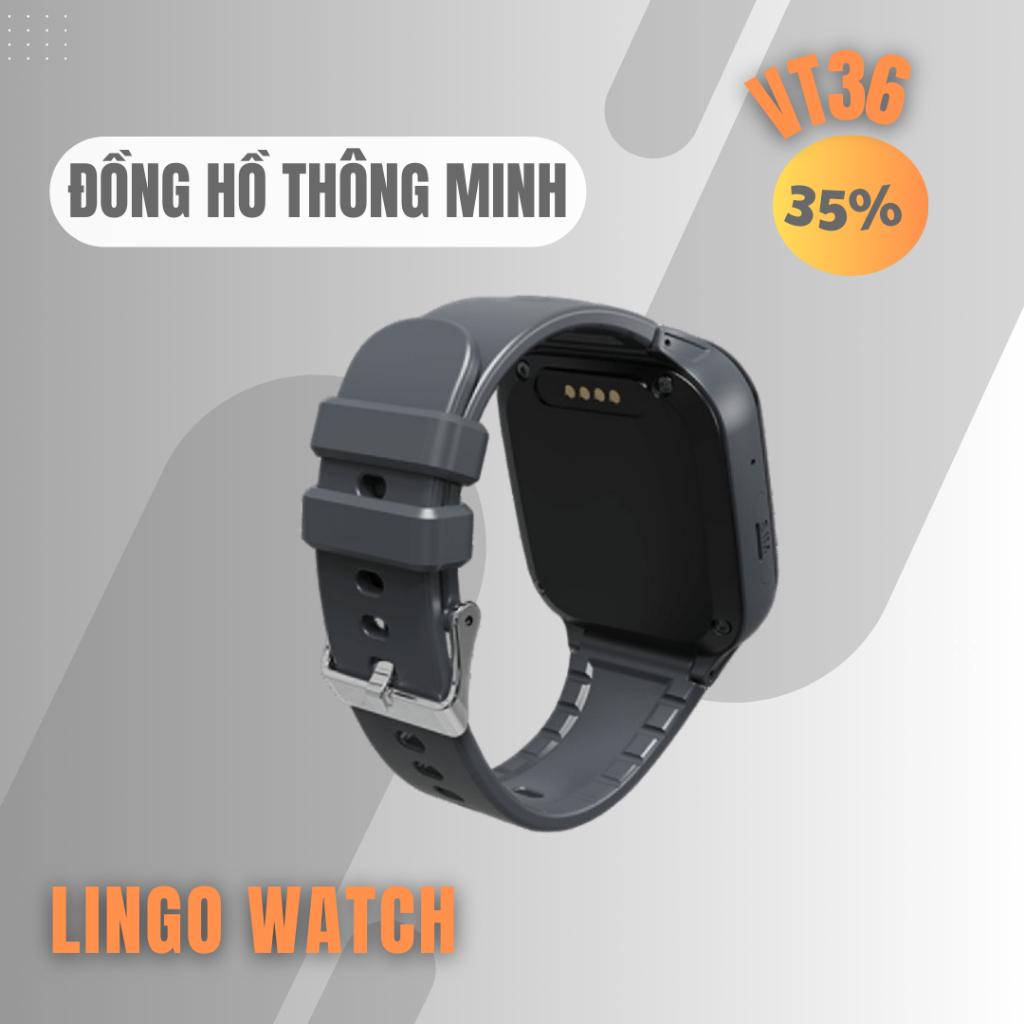 Đồng Hồ Thông Minh Trẻ Em VT36 – Gọi Video 4G, Định Vị LBS+WIFI ,Kháng Nước IP65 - Lingotrans