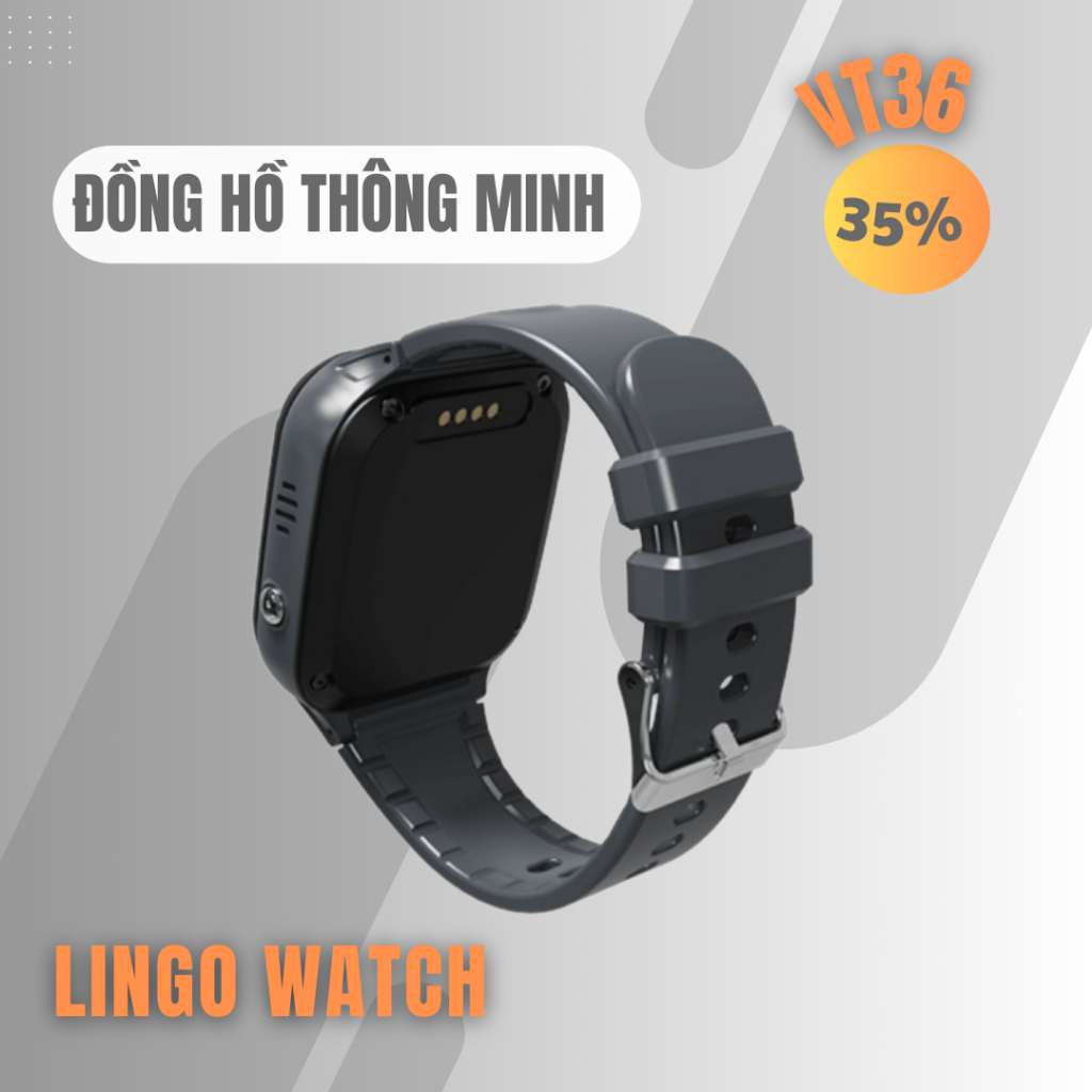 Đồng Hồ Thông Minh Trẻ Em VT36 – Gọi Video 4G, Định Vị LBS+WIFI ,Kháng Nước IP65 - Lingotrans