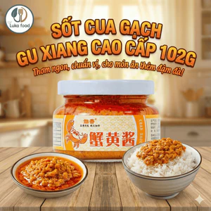 Sốt Cua Gạch Gu Xiang 102g Cao Cấp - Sốt Trộn Cơm, Chấm Hải Sản, Nấu Bún Riêu Đậm Đà Béo Ngậy Luka Food