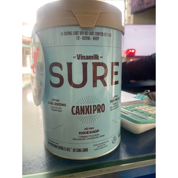 Sữa bột Vinamilk CanxiPro 900g (Hộp thiếc) - Sữa bổ sung Canxi cho người già cao tuổi, Tốt cho xương khớp