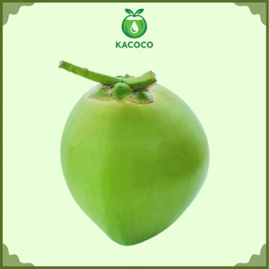 Set 5 Trái Dừa Xiêm Xanh Bến Tre/Tiền Giang Nguyên Vỏ KACOCO - Ngọt, Mỏng vỏ, nước nhiều, gải nhiệt, tươi mát, uống liền
