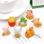 Mô hình 12 con giáp dán đỉnh màn hình, bàn làm việc, đỉnh gương, trang trí taplo xe hơi