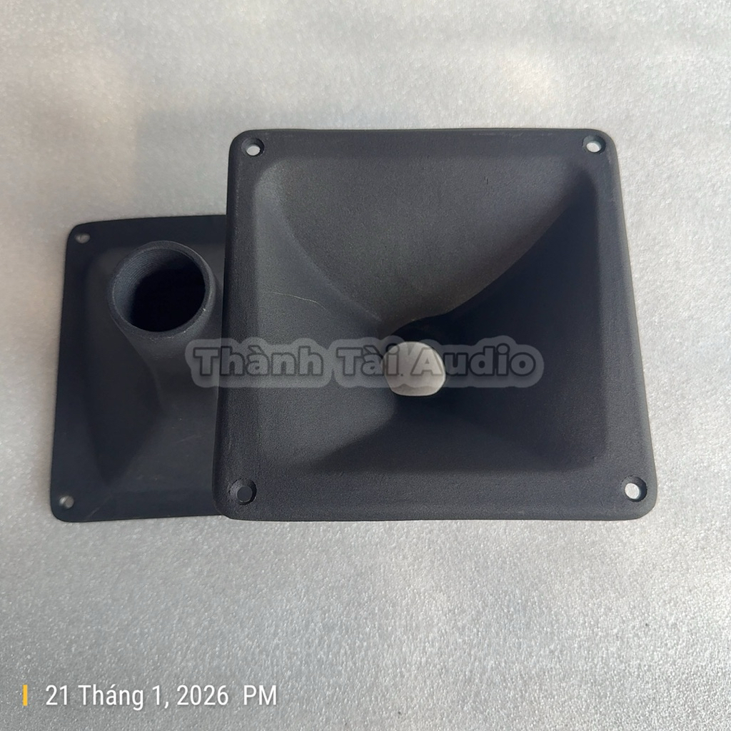 Họng kèn treble nhôm nexo 16x16cm, rén xoáy, treble 250, 350, 450