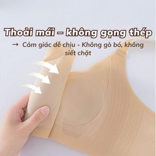 Áo ngực nữ su mềm mại co giãn tốt đệm mút mỏng nhẹ nâng đỡ ngực tự nhiên gợi cảm sexy DEVARI A02