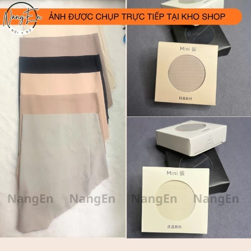 Q084 - SET 6 QUẦN LÓT SU THẠCH HỘP MINI - Quần Lót Nữ Su Thạch Băng Lụa Kháng Khuẩn Siêu Tàng Hình