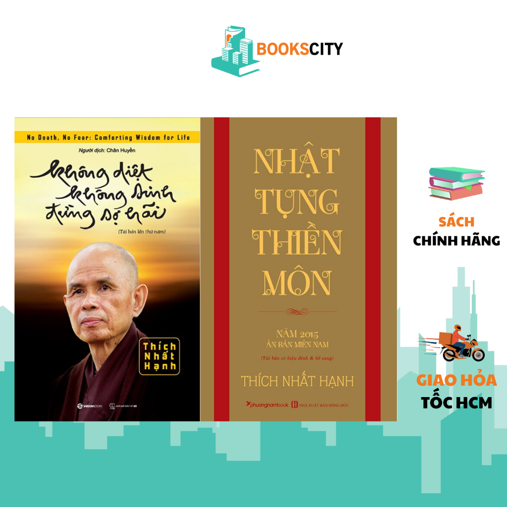 Sách - không diệt không sinh đừng sợ hãi, Thiền môn nhật tụng (Lẻ tùy chọn)