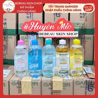 Nước tẩy trang Garnier Micellar tẩy sạch makeup dịu nhẹ nhập khẩu chính hãng - Bebeau