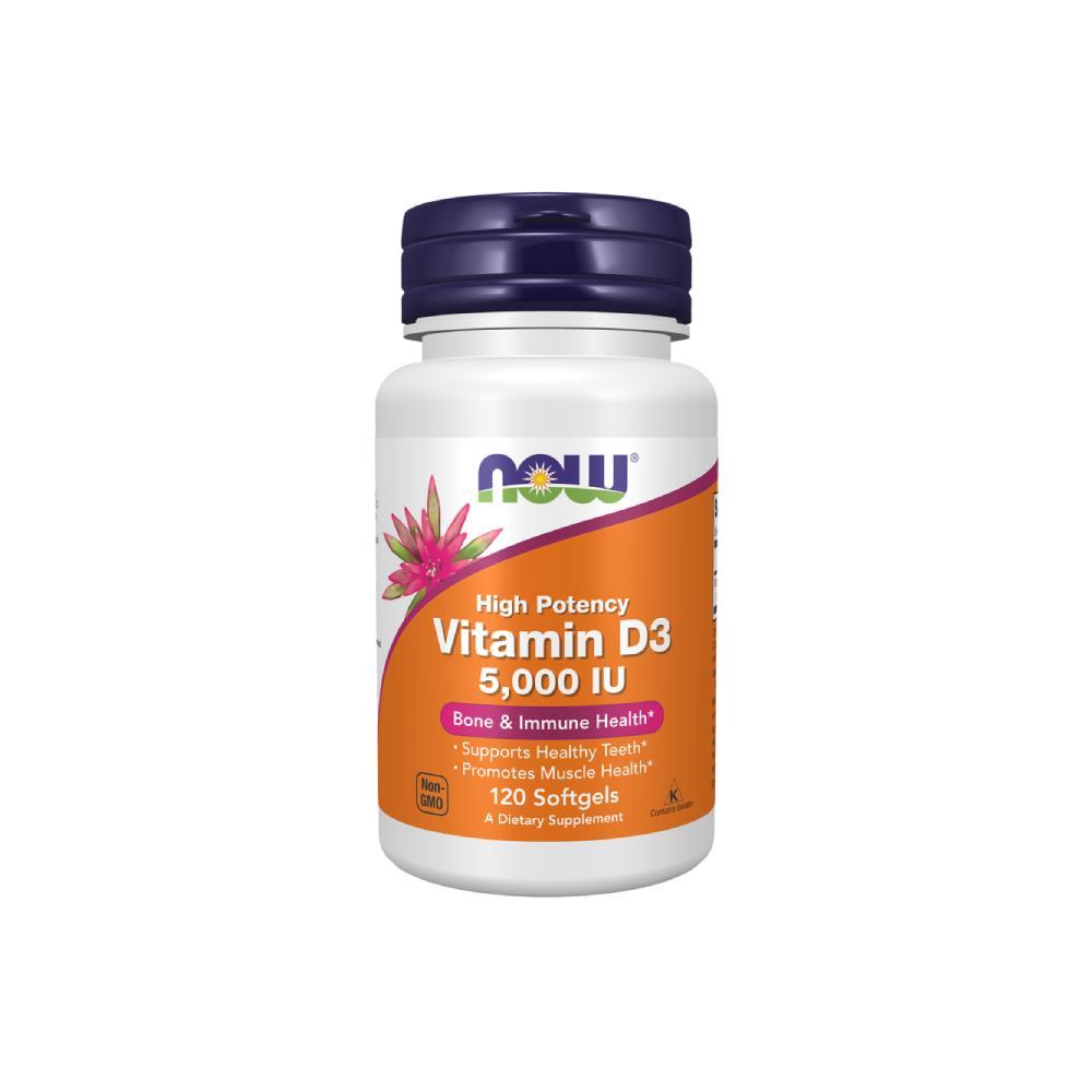 Now Vitamin D3 5000IU Hỗ Trợ Miễn Dịch & Xương