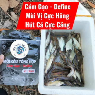 Combo Siêu Rẻ - Mồi Cám Xả Cám Gạo Define 200g Vị Tanh Nồng Tạo Ổ Cực Nhanh