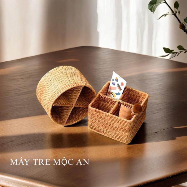Khay Mây, Giỏ Mây Tre Đan Đa Năng Trang Trí Tết, Cưới Hỏi, Decor Nhà – Mây Tre Mộc An