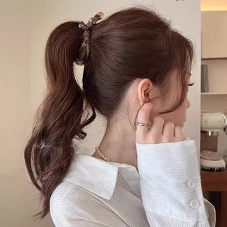 Kẹp tóc màu sắc mới Hàn Quốc cỡ lớn duyên dáng ngọc trai chuối đuôi ngựa kẹp phụ kiện phụ nữ