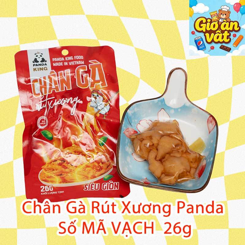 Chân gà rút xương Panda 26g ăn liền cay nhẹ snack