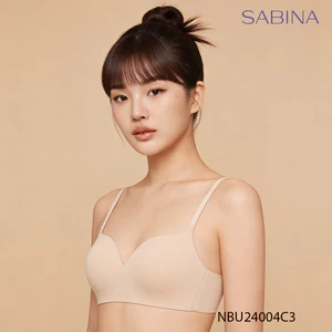 Áo Lót Mút Mỏng Không Gọng Không Viền May Màu Trơn Braless Pretty Perfect By Sabina NBU24004