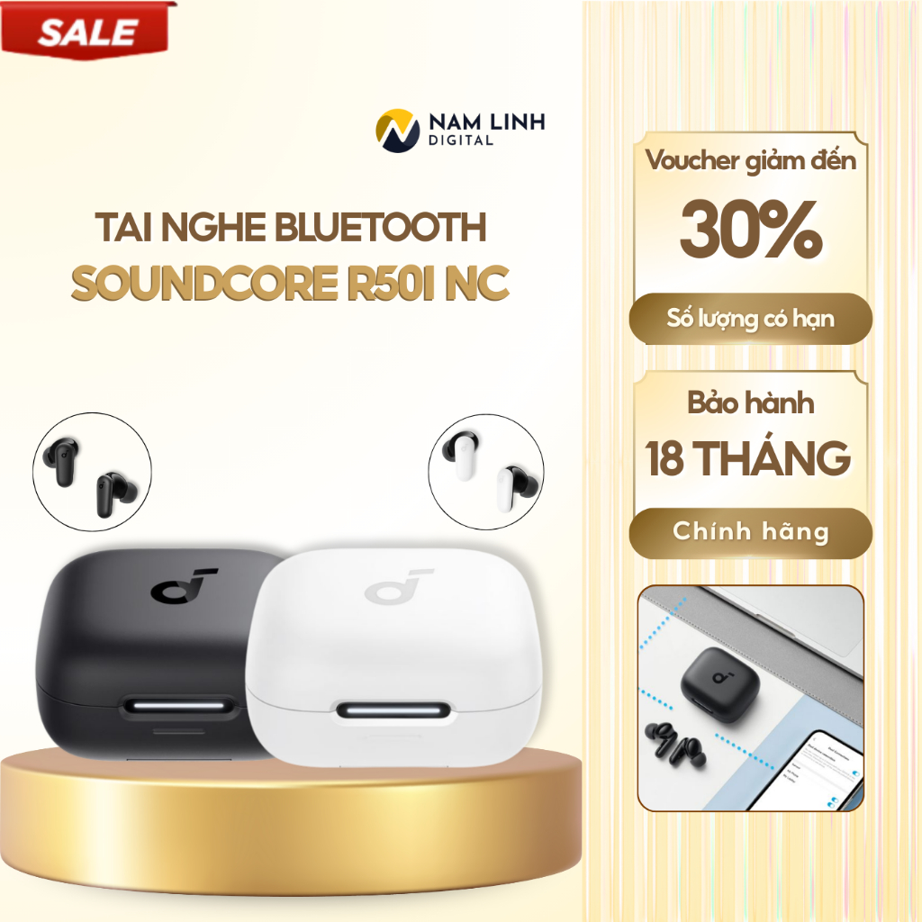 Tai nghe bluetooth soundcore R50i NC - Chống ồn vượt trội ANC, kháng ...
