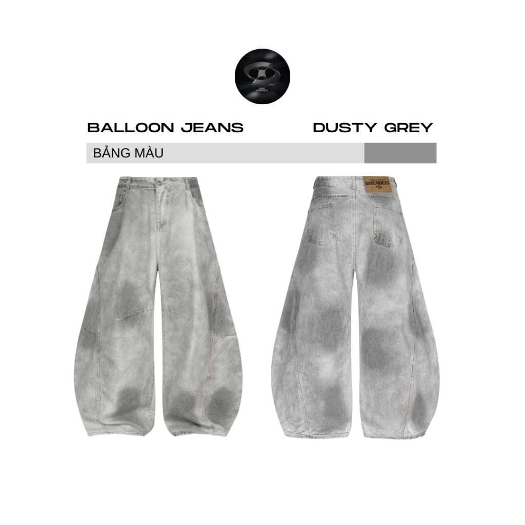 Bad Choices | Quần Wide-leg Jeans form Balloon ống rộng