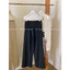 TRIANGLE - (Big size) Lovely Trousers(Cân nhắc kỹ, return is not welcomed) Quần nỉ ống rộng style Hàn Quốc