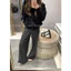TRIANGLE - (Big size) Lovely Trousers(Cân nhắc kỹ, return is not welcomed) Quần nỉ ống rộng style Hàn Quốc