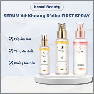 Xịt khoáng d'Alba First Spray serum d'Alba căng bóng da xịt tinh chất dalba 100ml - Kosmi Beauty