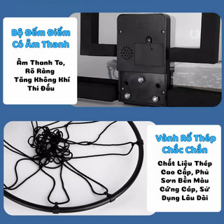 Đồ Chơi Bóng Rổ Treo Tường Có Bảng Tính Điểm Điện Tử Phát Nhạc, Phát Sáng Đẹp Mắt - Đồ Chơi Vận Động Thể Thao Tại Nhà