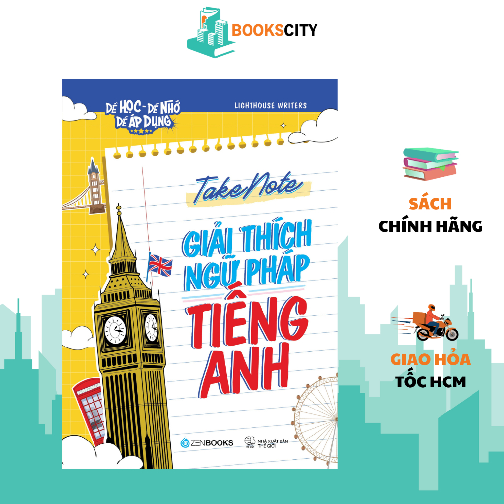Sách - Combo giải thích ngữ pháp tiếng anh + Take note giải thích ngữ pháp tiếng anh (lẻ tùy chọn)